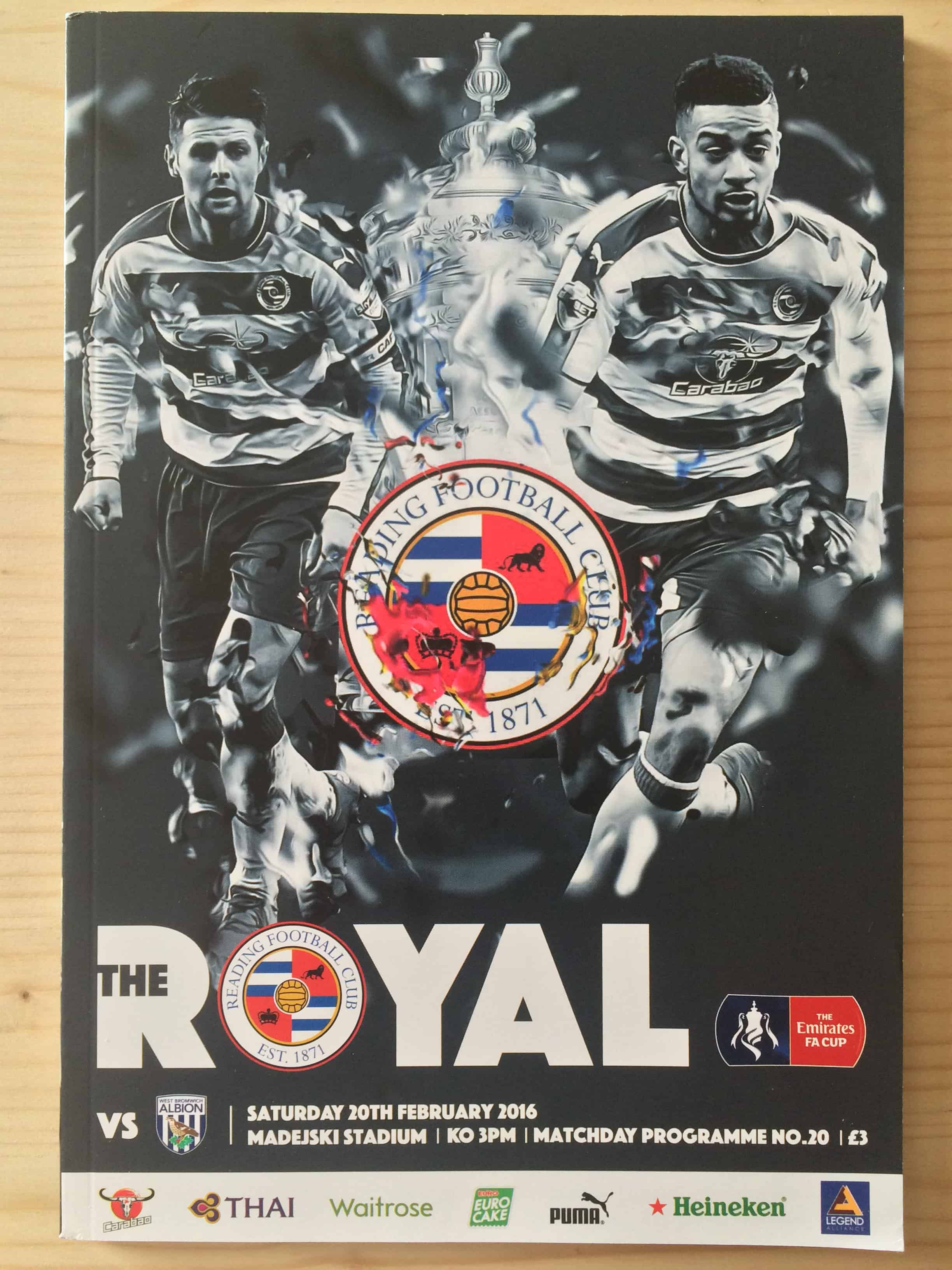 Reading FC v West Bromwich Albion FC 